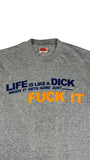 Elite Shirt 2004 "DJ Sammy Heaven World Tour- Life is like a dick..." Riu Palace Grau XXL