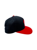 90s Roman Pro MLB Cap St Louis Cardinals Leather Band Schwarz Rot 7 5/8