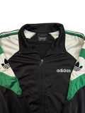 90s Adidas Sportjacke "Sitor" Schwarz Grün D8 XL