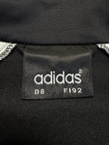 90s Adidas Sportjacke "Sitor" Schwarz Grün D8 XL