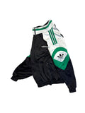 90s Adidas Sportjacke "Sitor" Schwarz Grün D8 XL