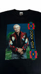 Vintage Tultex Shirt 1992 George Jones Single Stitch Schwarz XXL
