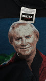 Vintage Tultex Shirt 1992 George Jones Single Stitch Schwarz XXL