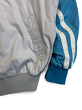 80s Adidas Sportjacke Frottee Futter Blau Grau D6 M-L