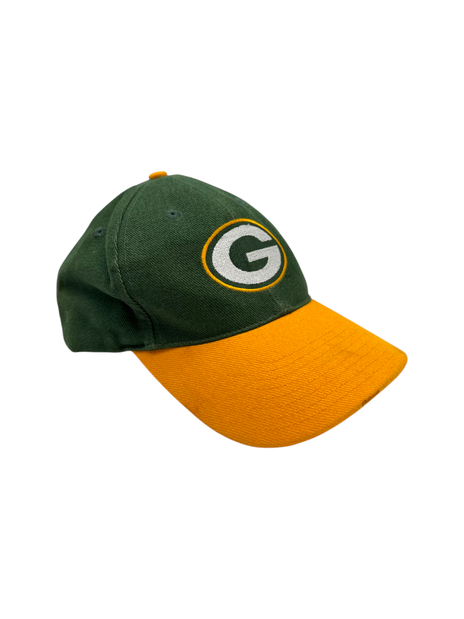 90s Nike NFL Cap Green Bay Packers Snapback Grün Gelb