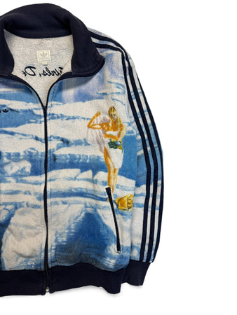 Rare! 2005 Adidas Frottee Sportjacke "Calendar Girls, December '83" Blau S