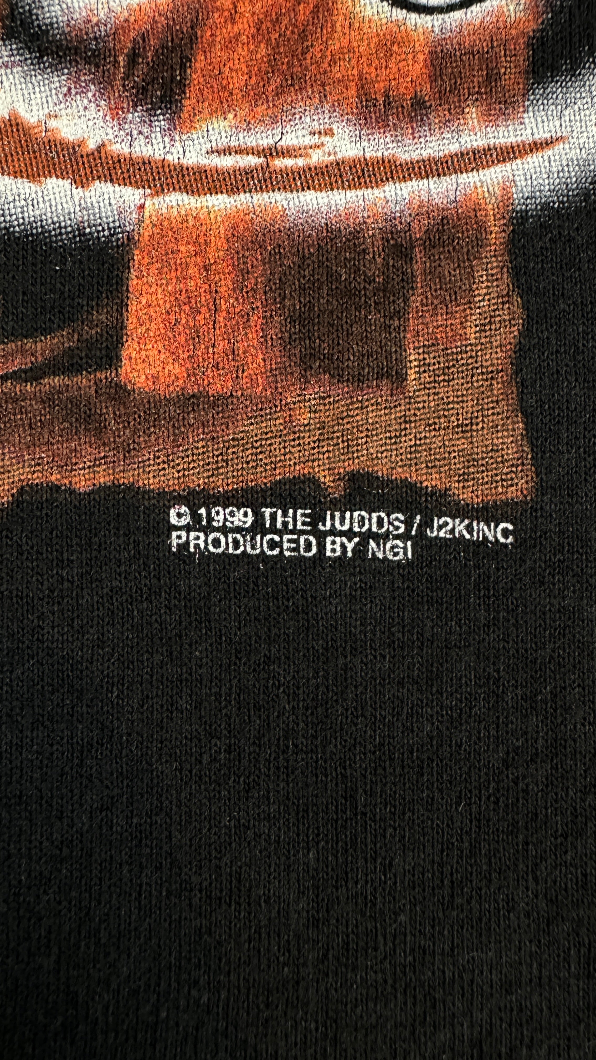 Vintage AAA Shirt 1990 1999 The Judds "The Power To Change" Schwarz L