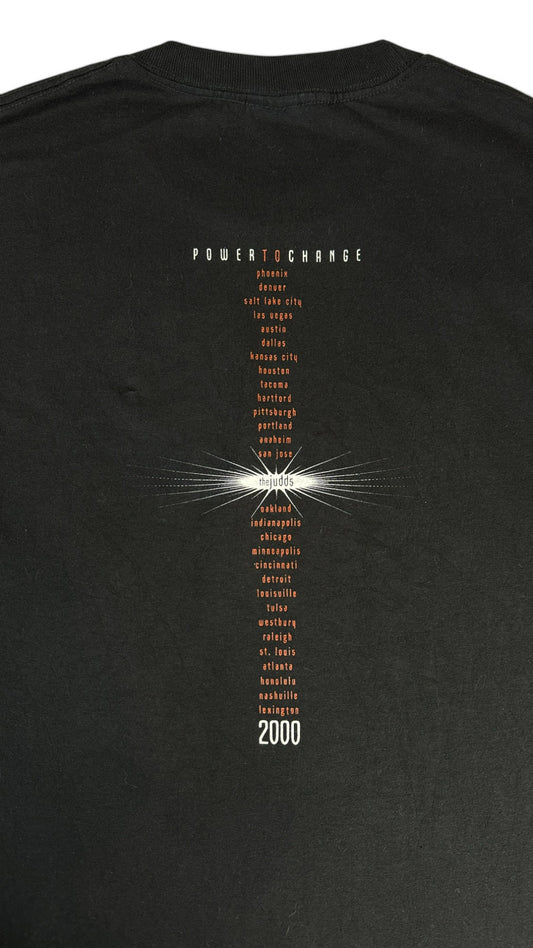 Vintage AAA Shirt 1990 1999 The Judds "The Power To Change" Schwarz L