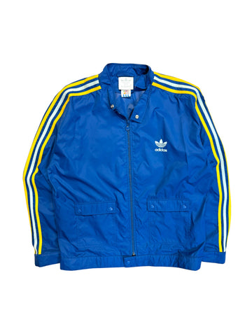 1999 Adidas Regenjacke Blau Gelb XL