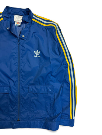 1999 Adidas Regenjacke Blau Gelb XL