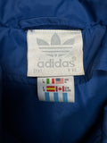 1999 Adidas Regenjacke Blau Gelb XL