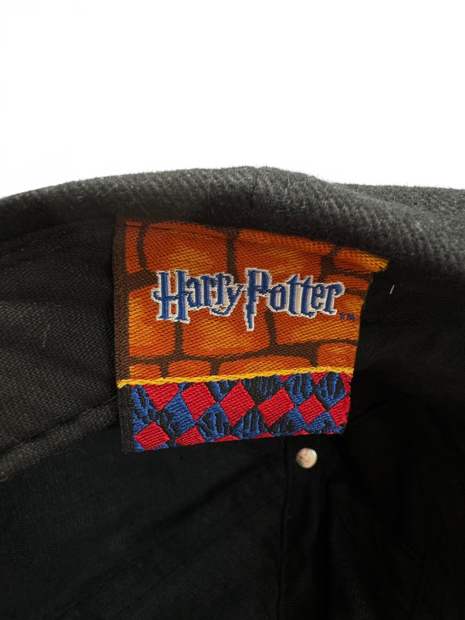 2001 Warner Bros. Cap Harry Potter Buckle Strapback Schwarz