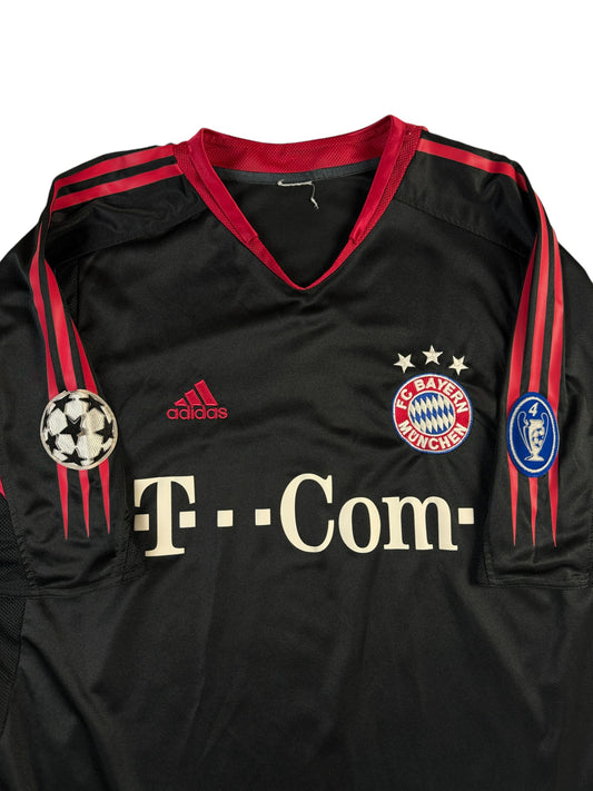 Adidas Trikot Bayern München 2004/05 Champions League T Com Schwarz XL-XXL