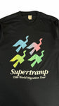 Vintage Screen Stars Shirt 1988 Supertramp World Migration Tour Single Stitch Schwarz L