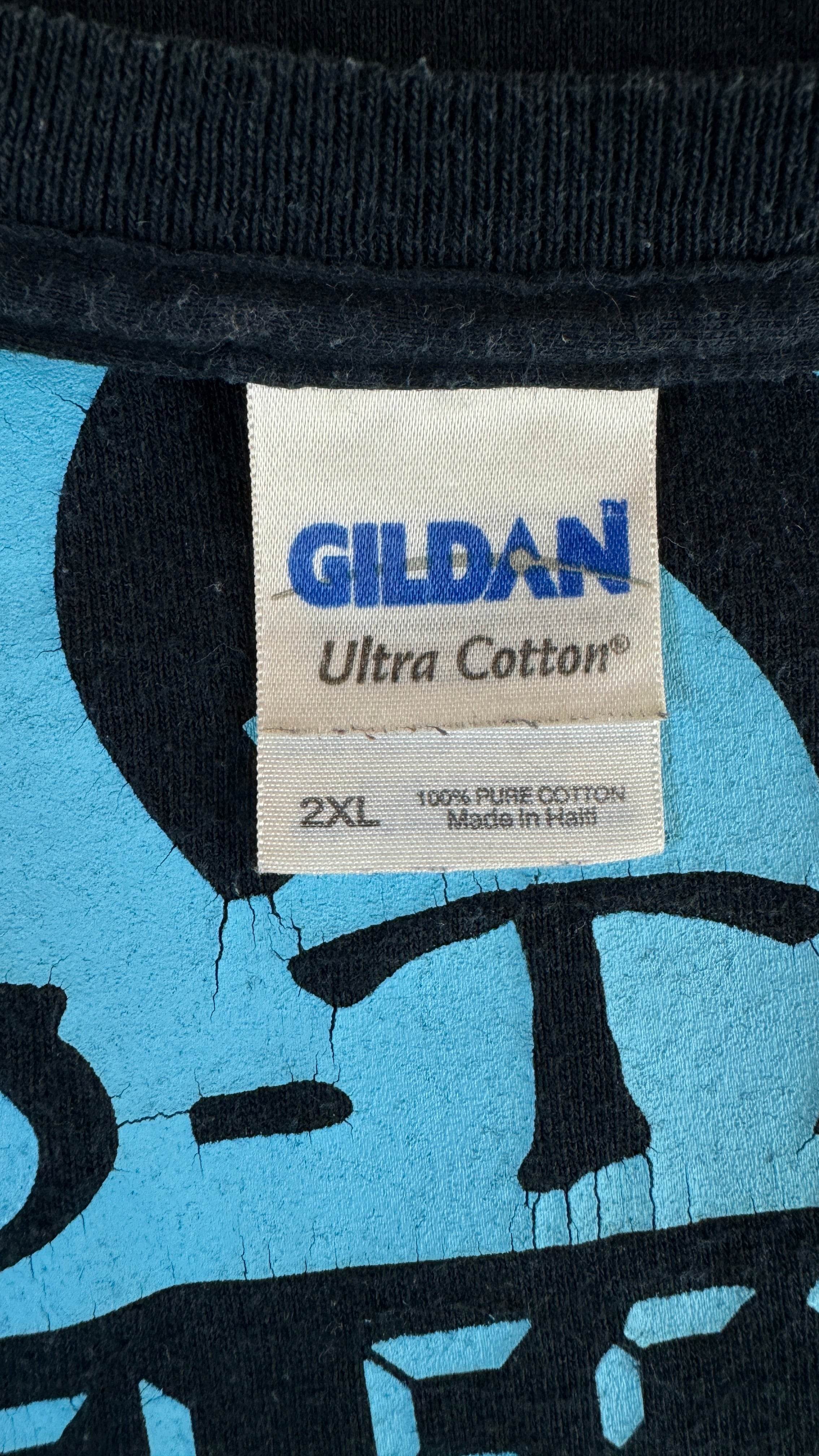 Gildan Shirt 00s Wu-Tang "Wu Electronics" Schwarz XXL