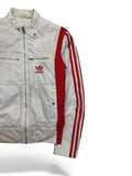 2005 Adidas Damen Jacke Retro Weiß Rot 36 S
