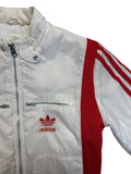 2005 Adidas Damen Jacke Retro Weiß Rot 36 S