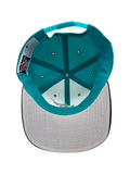 90s Drew Pearson MLB Cap Florida Marlins Snapback Türkis