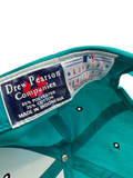 90s Drew Pearson MLB Cap Florida Marlins Snapback Türkis