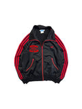 70s Adidas Sportjacke "Swinger" SSV Schwäbisch Hall Schwarz Rot 46 S-M