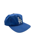 90s Eds West MLB Cap LA Dodgers Snapback Blau