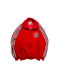 80s Adidas Sportjacke Made In Korea Rot 152 XXS-XS