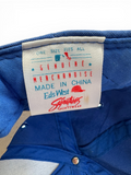 90s Eds West MLB Cap LA Dodgers Snapback Blau
