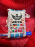 80s Adidas Sportjacke Made In Korea Rot 152 XXS-XS