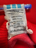 80s Adidas Sportjacke Made In Korea Rot 152 XXS-XS