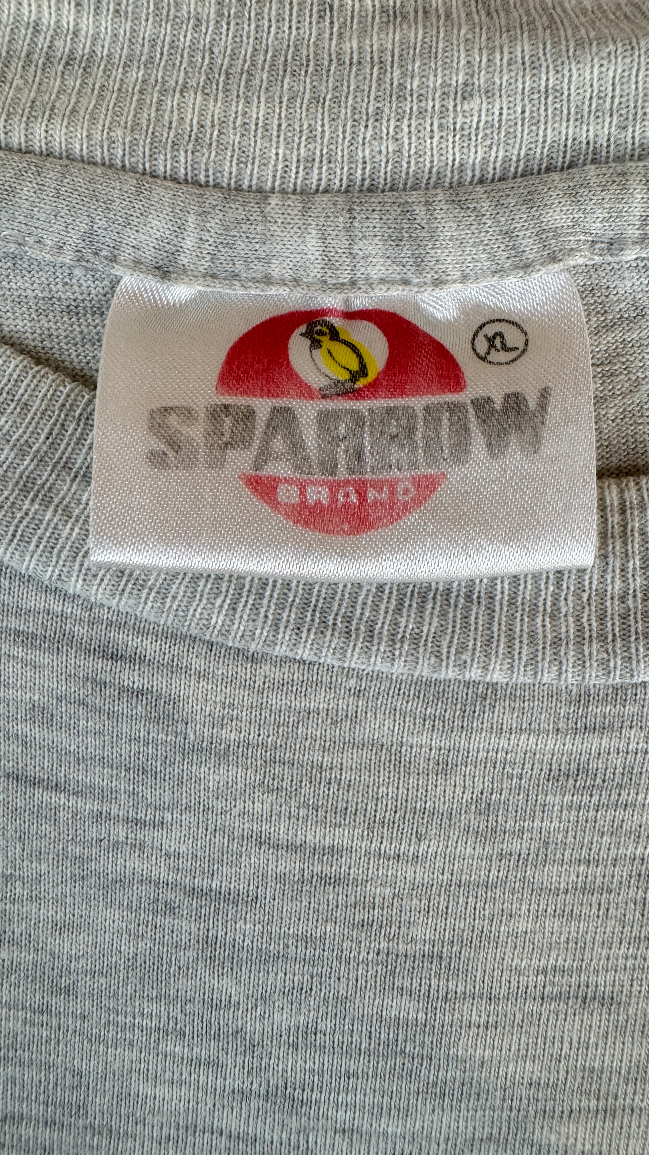 Vintage Sparrow Shirt 90s Endless Vibration Grau XL