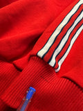80s Adidas Sportjacke Made In Korea Rot 152 XXS-XS