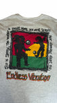 Vintage Sparrow Shirt 90s Endless Vibration Grau XL