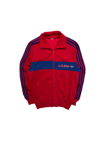 80s Adidas Sportjacke Rot M-L