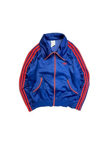 Early 80s Adidas Sportjacke "Swinger" Dunkelblau Rot D48 S