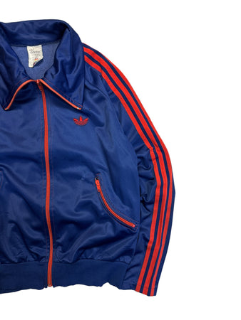 Early 80s Adidas Sportjacke "Swinger" Dunkelblau Rot D48 S