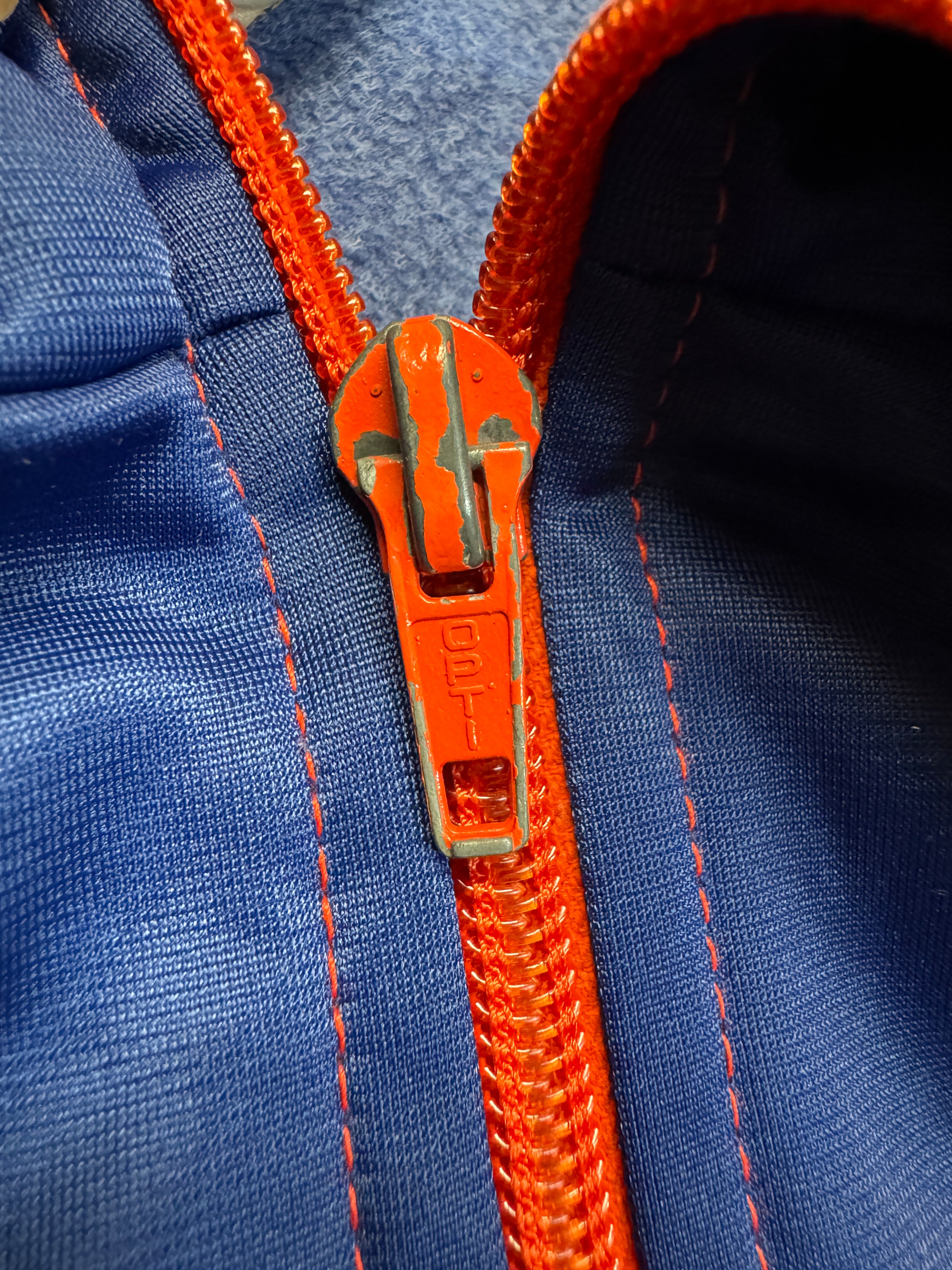 Early 80s Adidas Sportjacke "Swinger" Dunkelblau Rot D48 S