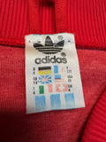 80s Adidas Sportjacke Dunkelblau Rot D4 XS-S