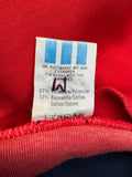 80s Adidas Sportjacke Dunkelblau Rot D4 XS-S