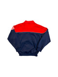 80s Adidas Sportjacke Dunkelblau Rot D4 XS-S
