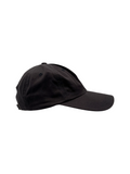90s Fred Perry Cap Metal Buckle Strapback Schwarz