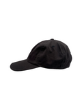 90s Fred Perry Cap Metal Buckle Strapback Schwarz