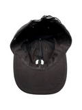 90s Fred Perry Cap Metal Buckle Strapback Schwarz