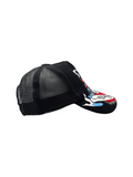 00s Ed Hardy Trucker Mesh Cap Snapback Schwarz