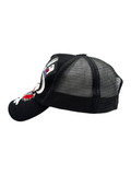 00s Ed Hardy Trucker Mesh Cap Snapback Schwarz