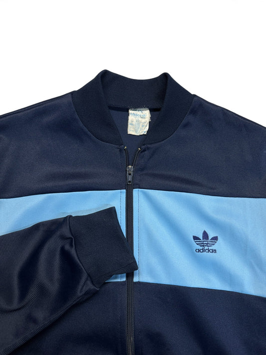 80s Adidas Sportjacke Made In England Dunkelblau M