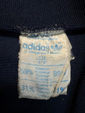 80s Adidas Sportjacke Made In England Dunkelblau M
