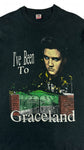 Vintage Fruit Of The Loom Shirt 90s Elvis 'I've Been To Graceland' Made In USA Single Stitch Schwarz XXL