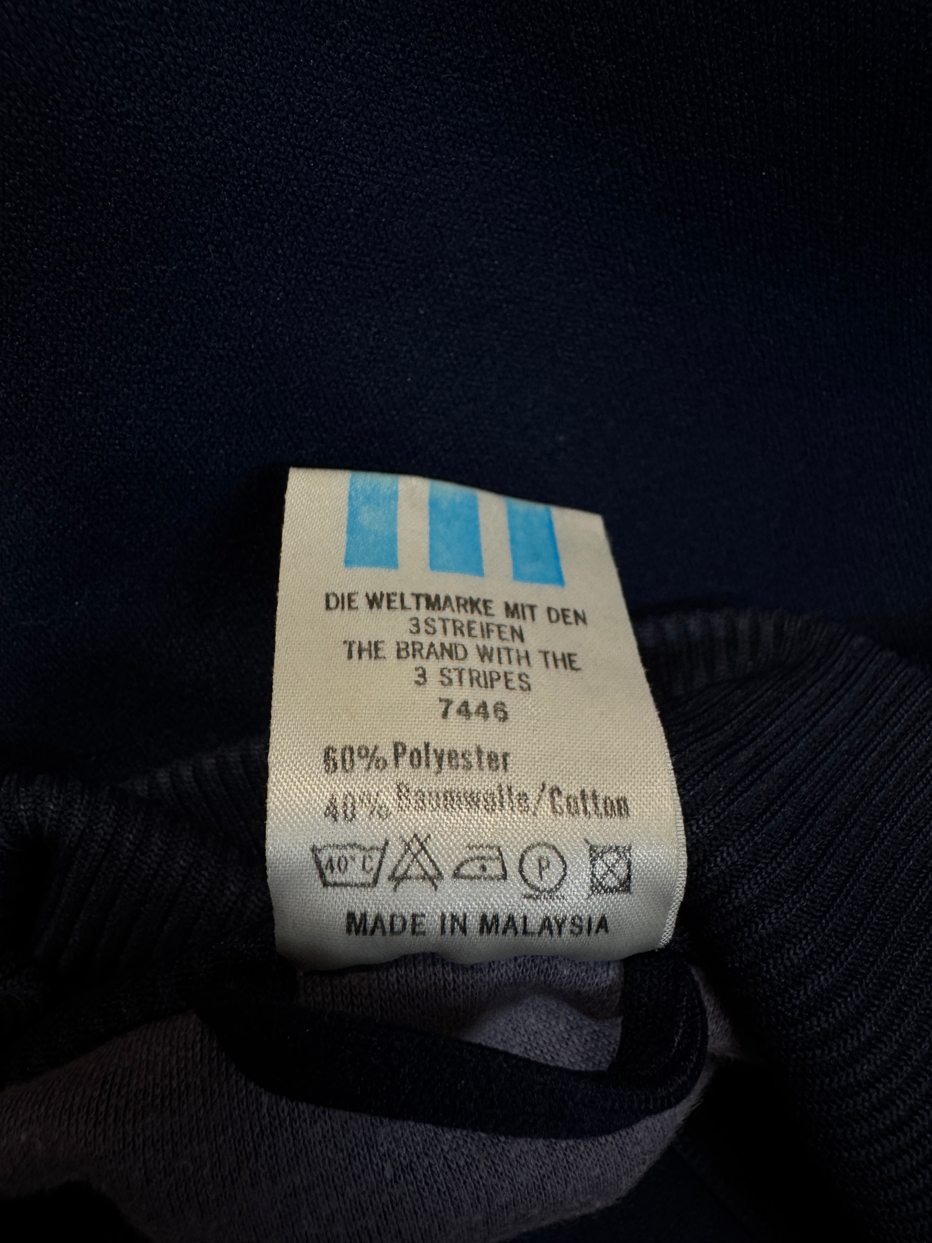 80s Adidas Sportjacke Dunkelblau D8 L-XL