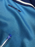 80s Adidas Sportjacke Glänzend Made In Hungaria Blau D56 XL-XXL