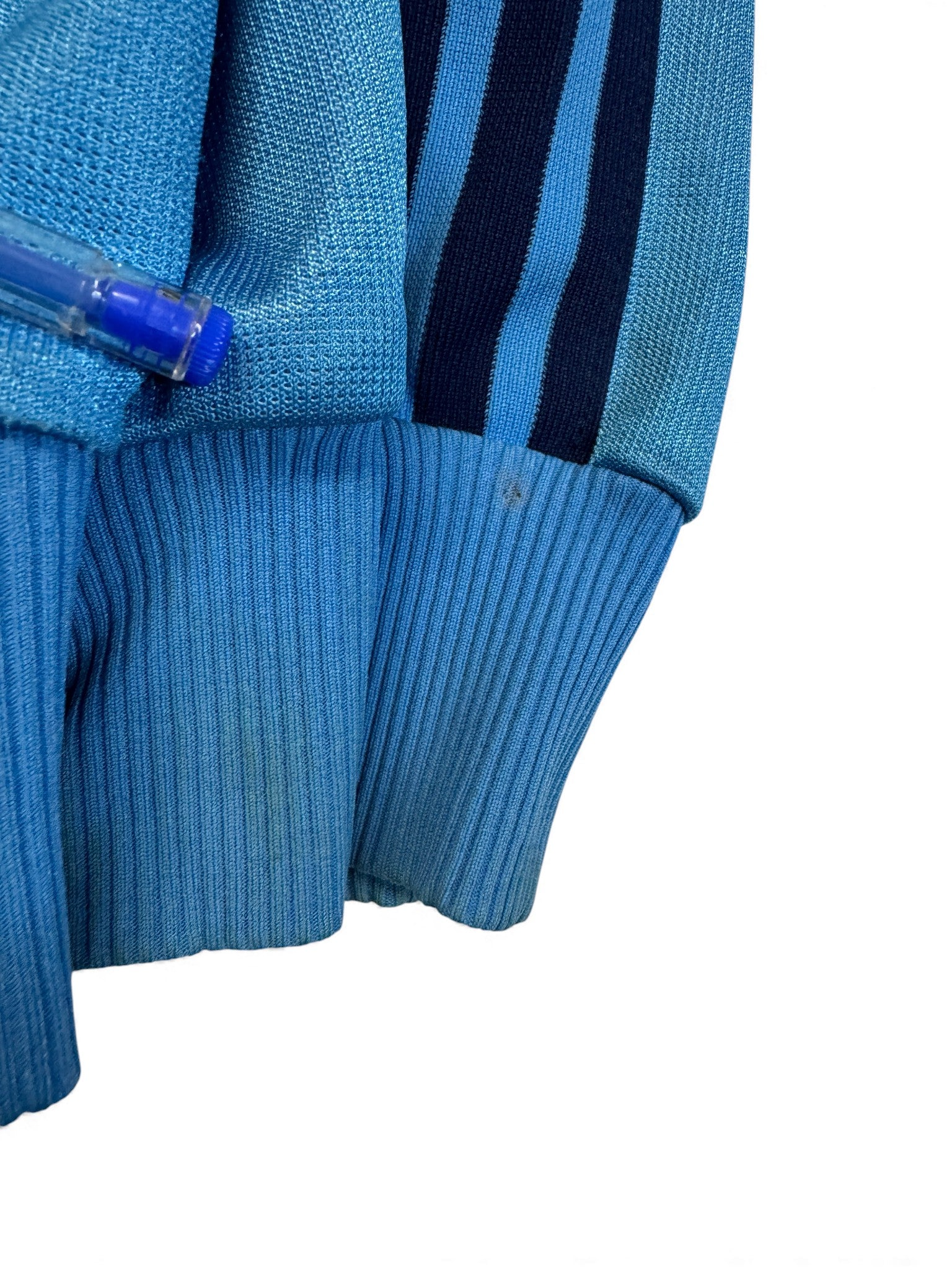 80s Adidas Sportjacke Glänzend Made In Hungaria Blau D56 XL-XXL